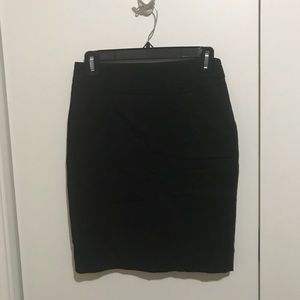 Black pencil skirt